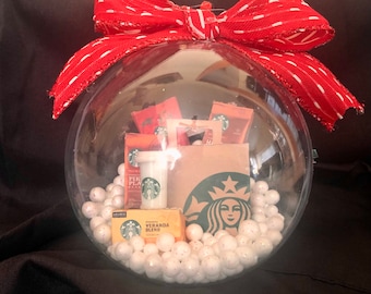 Adorno navideño de Starbucks: Decoración en miniatura con forma de taza de café