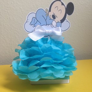 baby mickey mouse, baby mickey mouse decoration, mickey mouse party, mickey mouse decoration, mickey mouse centerpiece, boys baby shower