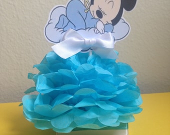 baby mickey mouse, baby mickey mouse decoration, mickey mouse party, mickey mouse decoration, mickey mouse centerpiece, boys baby shower