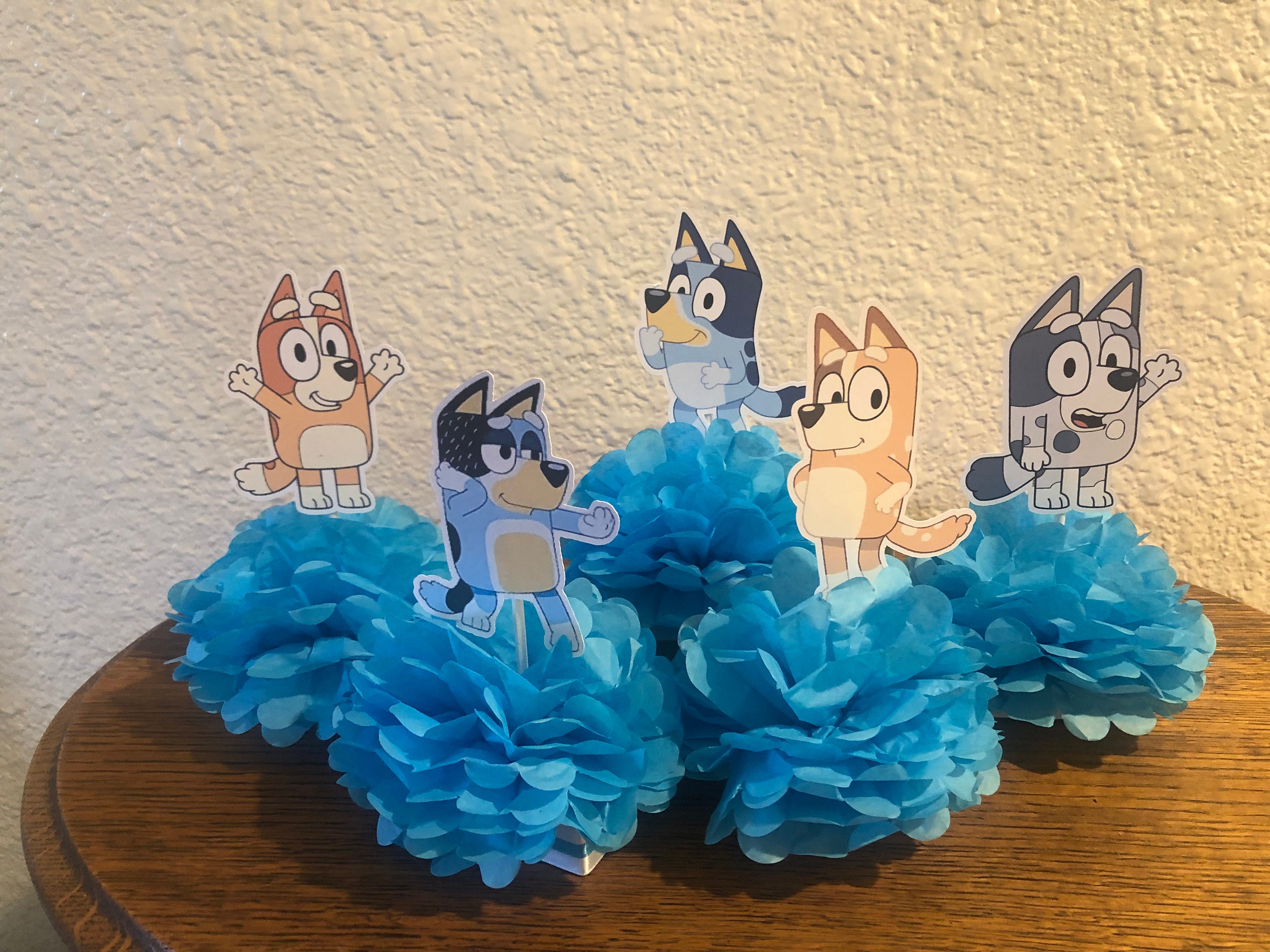 Set of 5 Bluey Centerpieces