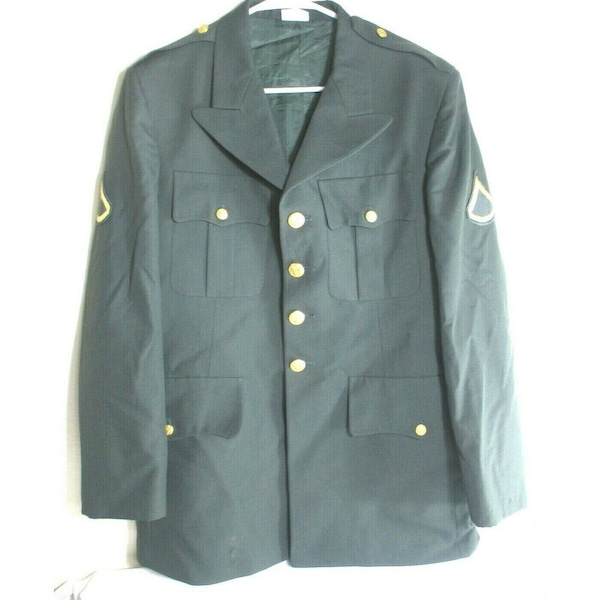 Army Mens Green Dress Jacket Etsy