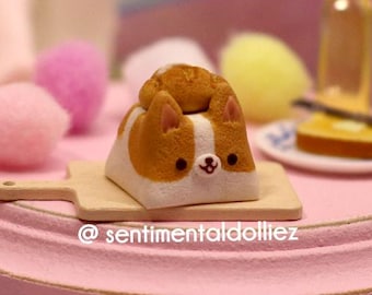 Corgi Keycap Leuke Hond Artisan Keycap Brood Corgi Keycap Kawaii Food Keycap Mechanisch Toetsenbord Keycap Gamer Cadeau - bureauaccessoires