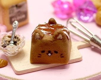 Takoyaki Cat keycap - Artisan Key Cap - cute keycap