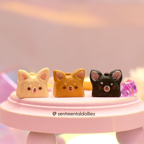 Chihuahua Artisan Keycap – Cute Dog Keycap, Kawaii Puppy Keycap, Mechanical Keyboard Keycap, Animal Keycap, Gamer Gift,keyboard accessories