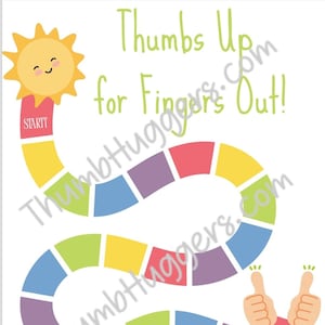 Printable Finger Sucking Reward Chart * Digital File *