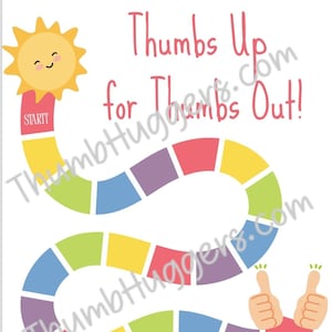 Printable Thumb Sucking Reward Chart * Digital File *