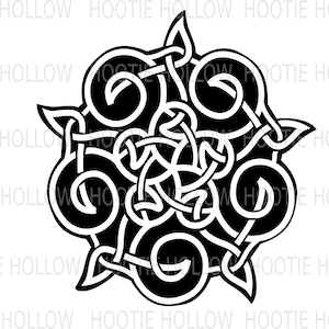 Celtic Knotwork Ornament SVG and PNG file