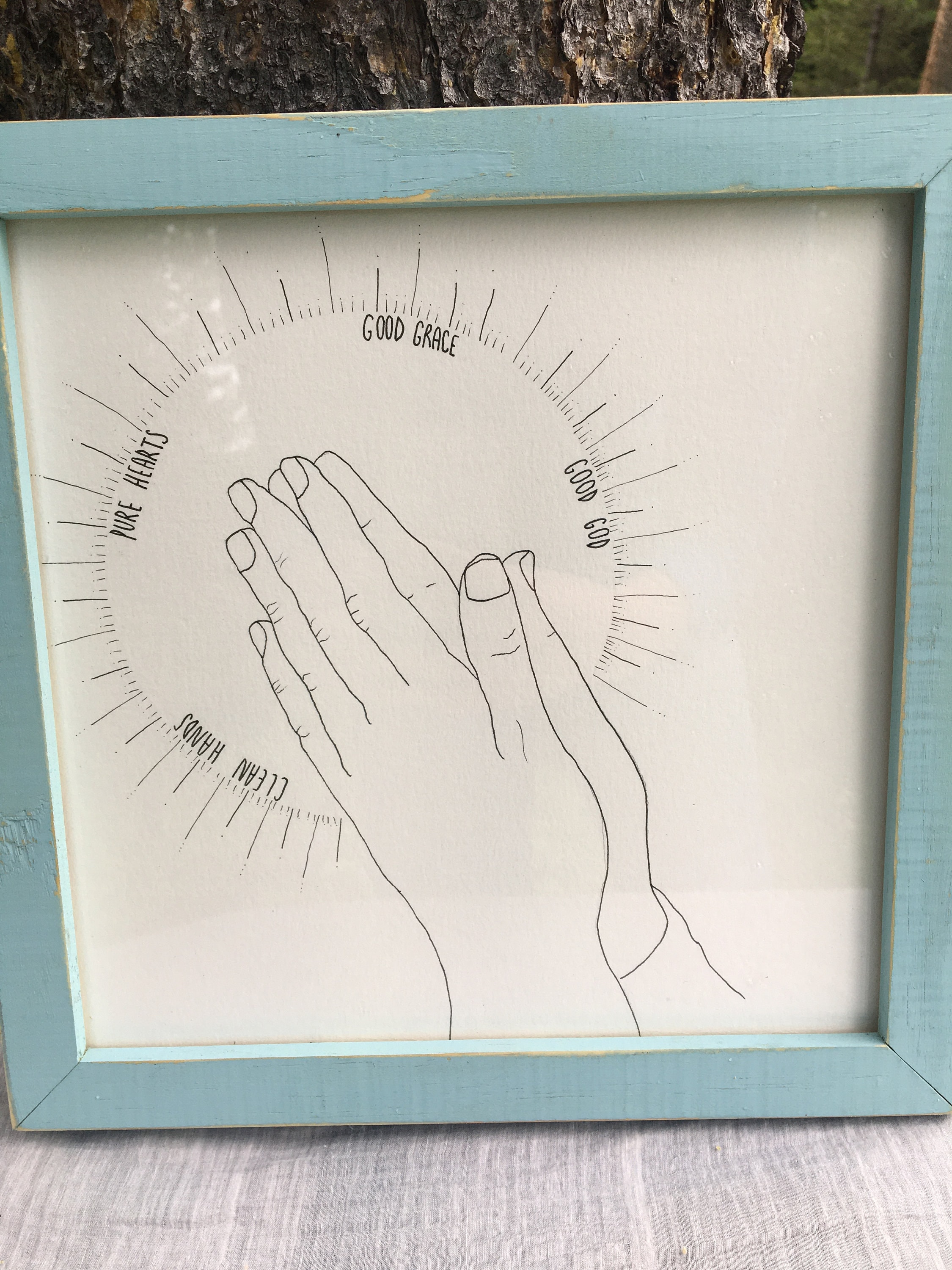 Clean Hands Pure Heart Good Grace Good God Praying Hands Print Clean Hands Pure Hearts Good Grace Good - Etsy