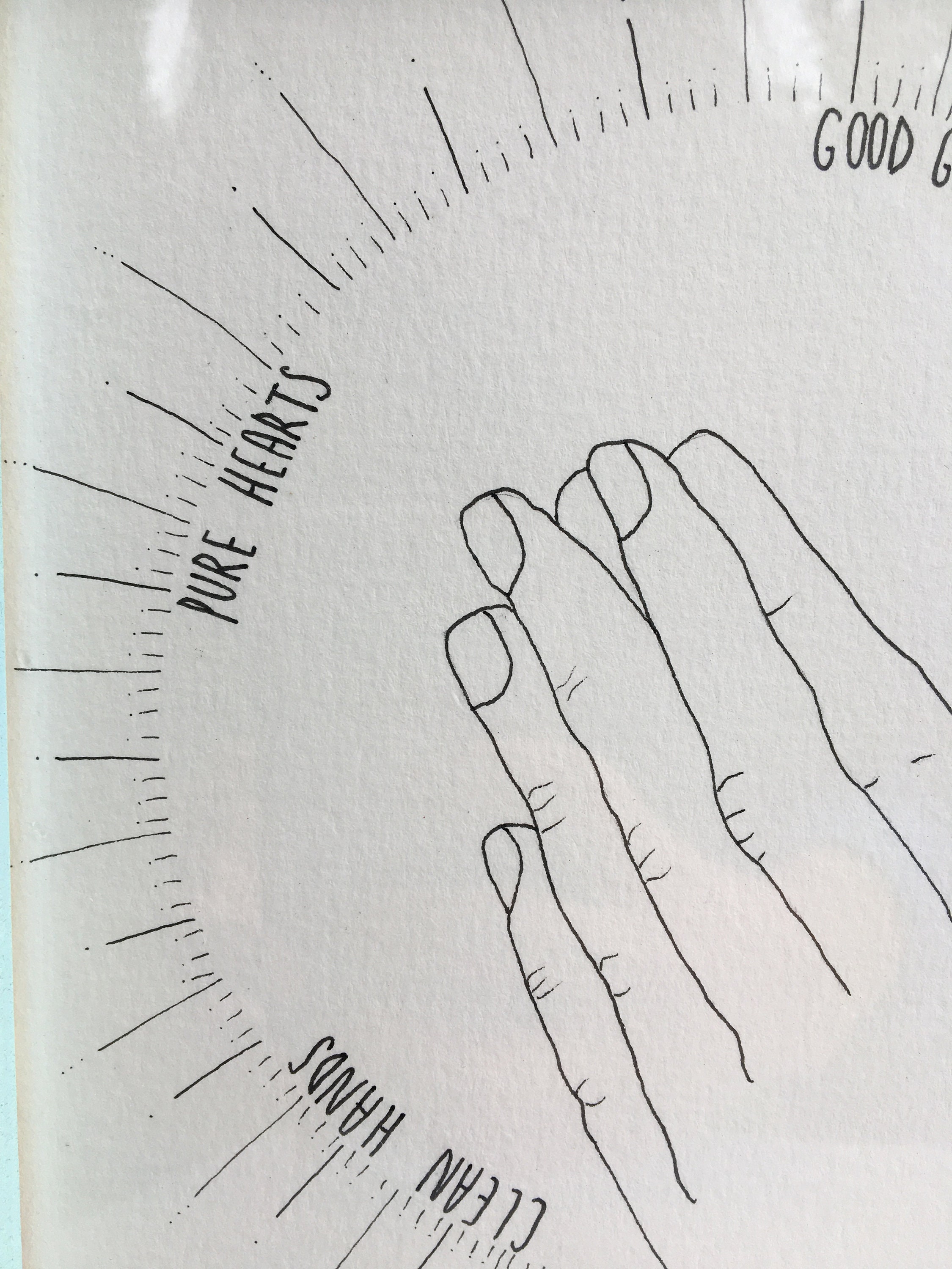 Clean Hands Pure Heart Good Grace Good God Praying Hands Print Clean Hands Pure Hearts Good Grace Good - Etsy