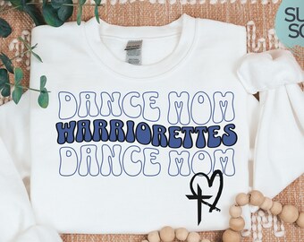 Aangepaste Dance Mom Sweatshirt, Dance Mom Shirt, Dance Team Mom Tshirt, Custom Dance Team Mom Sweatshirt