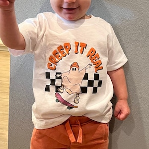 Creep It Real, Toddler Halloween Tee, Spooky Toddler Halloween Tshirt