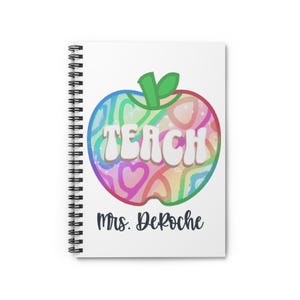 Personalized Teacher Notebook, Teacher Appreciation Gift, Gift for Teachers, Teacher Gifts, Personalized Teacher Gifts
