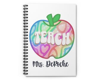 Quaderno personalizzato per insegnanti, regalo di ringraziamento per insegnanti, regalo per insegnanti, regali per insegnanti, regali personalizzati per insegnanti