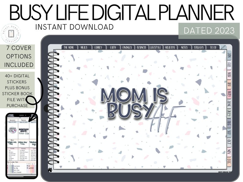 Busy Life Digital Planner For Moms