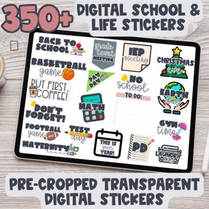 Digital Stickers | Goodnotes Stickers | Teacher Stickers | PNG Stickers | Digital Planner Stickers