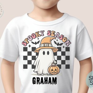 Spooky Season, Custom Toddler Halloween Shirt, Toddler Halloween Tee, Spooky Toddler Halloween Tshirt