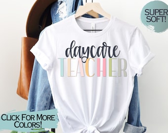 Kindertagesstätte Lehrer Shirt, Kindertagesstätte Lehrer Geschenk, Kindertagesstätte Lehrer Geschenk Tee, Kindertagesstätte Leben Shirt, Kindertagesstätte Arbeiter Shirt, Lehrer Wertschätzung