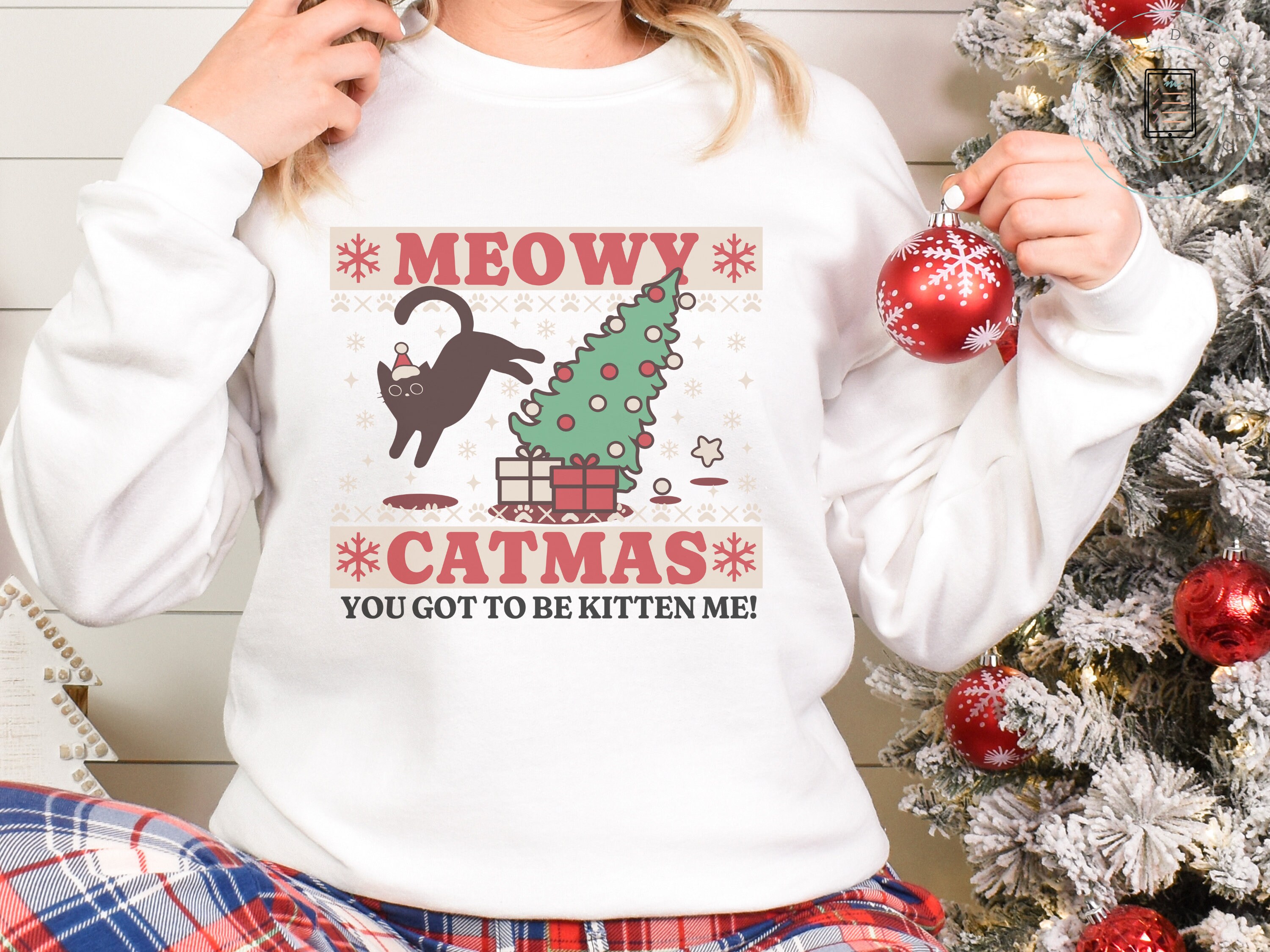 Meowy store catmas sweater