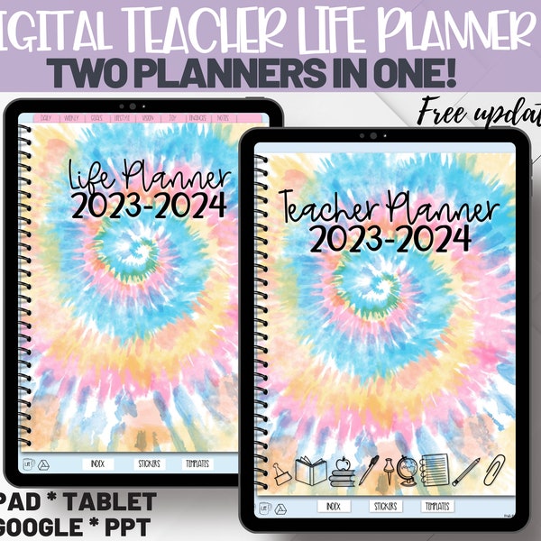 Teacher Planner 2023 24 Etsy