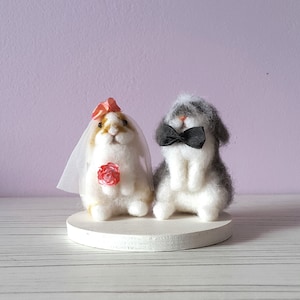 Wedding Cake Topper Love bunnies