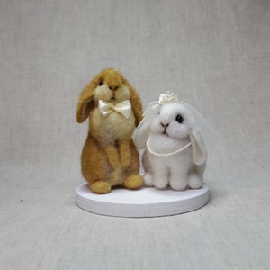 Wedding Cake Topper Love bunnies