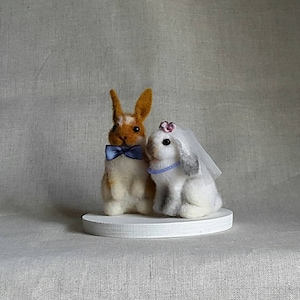 Coniglietti di amore di Wedding Cake Topper