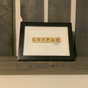 Personalized Scrabble Tile Frame