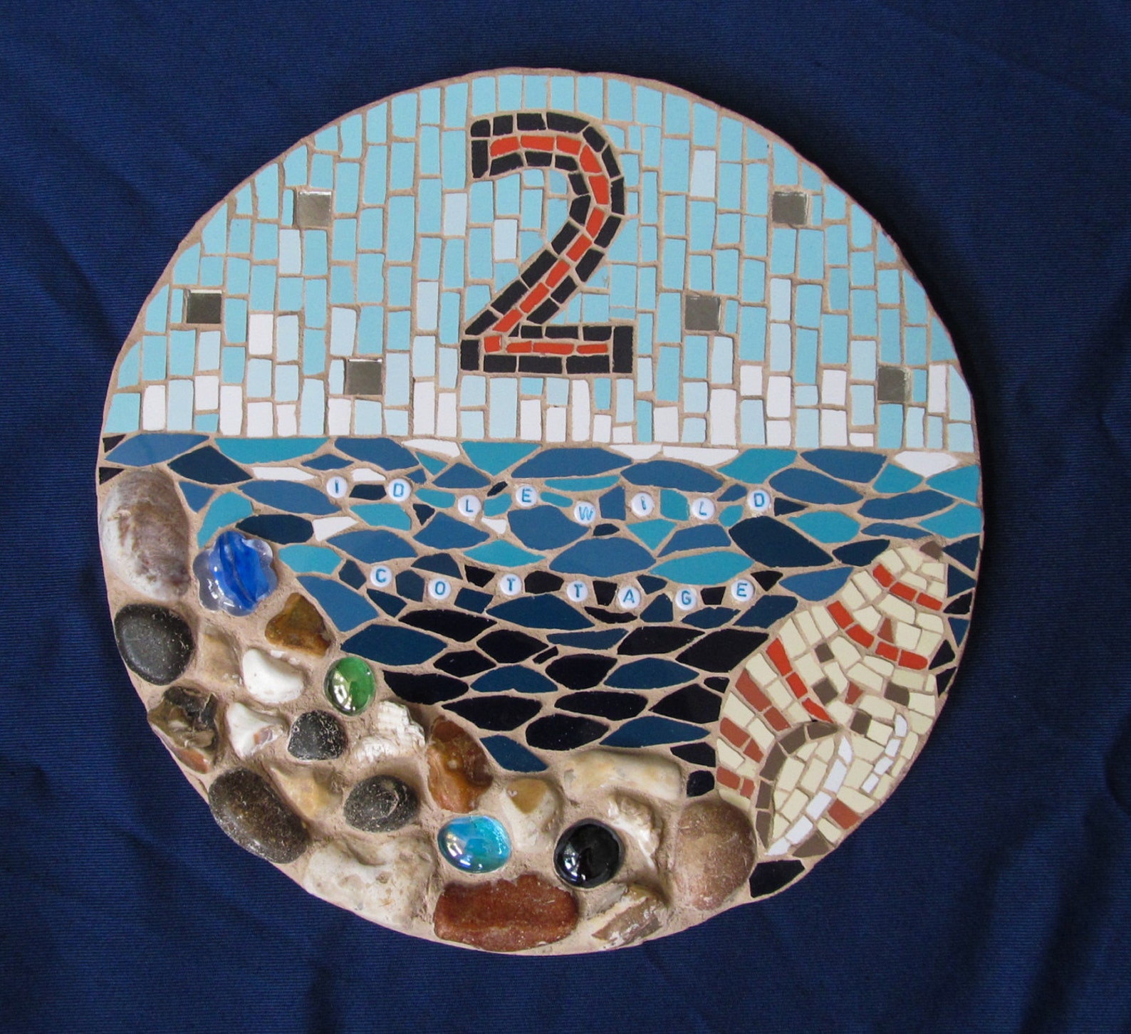 Mosaic House Number Made to Order With Variety of Sizes Etsy