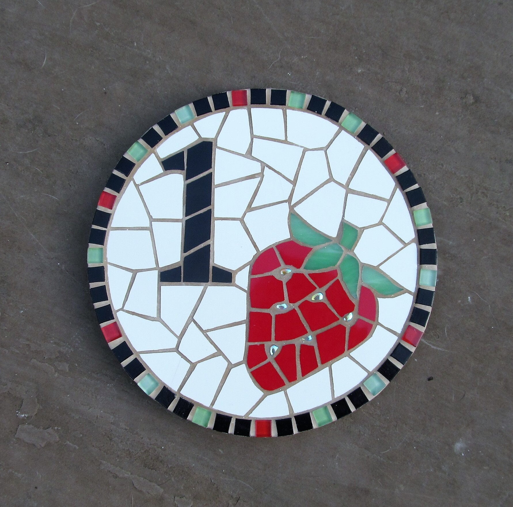 Decorative House Number Mosaic, Made To Order