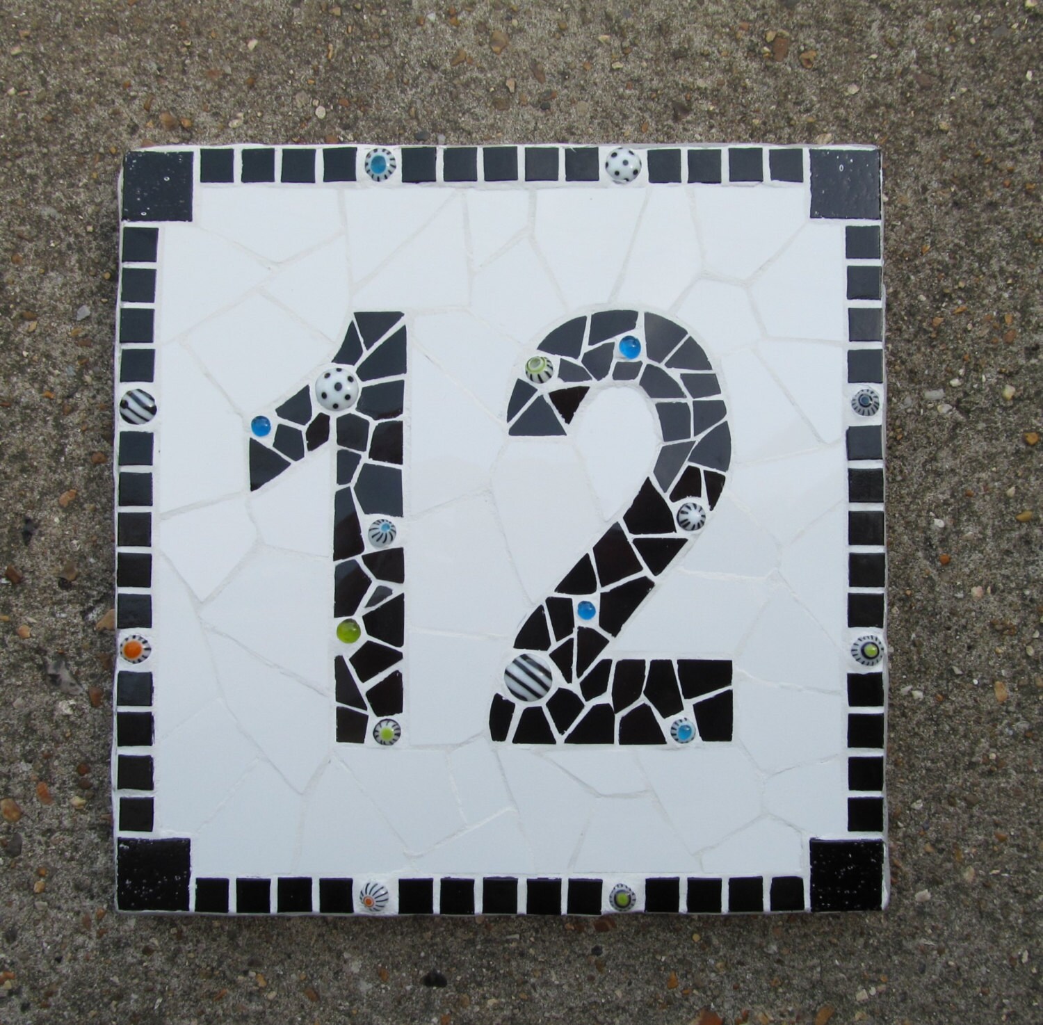 Custommade House Number Mosaic classic Style Different Etsy Australia