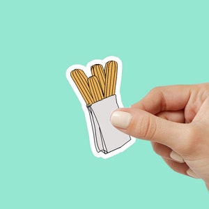 Mexican Sticker, Regalo para mama, Churros Sticker, Mexican Phrases, calcomania, Water Bottle Sticker, Mac Decal Laptop Sticker