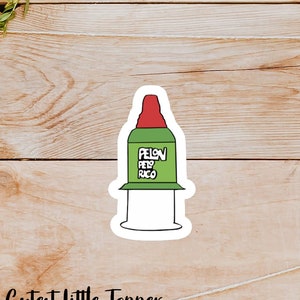 Pelon pero Rico Sticker, Regalo para mama, latino Sticker, Mexican sticker, funny mexican phrases, Water Bottle Sticker, Mac Laptop Sticker