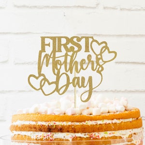 First mothers day Cake Topper, Feliz dia mami cake topper, mothers day, dia de las madres, happy mothers day, happy mothers day cake topper