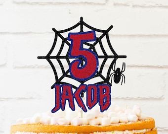 Spider Cake Topper, cake topper, birthday cake topper, spider the man cake topper, spider the man party, boys cake topper, boys party
