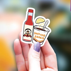 Maruchan y Tapatio Mexican Sticker, kindle sticker, sopa y Tapatio Sticker, Mexican Phrases, Water Bottle Sticker, Mac Decal Laptop Sticker