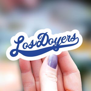 Baseball team Sticker, Los Doyers sticker,LA doyers sticker, Water Bottle Sticker, Decal Laptop Sticker, kindle sticker, bleed blue sticker