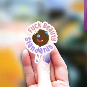 F*ck Beauty Standards Mexican Sticker, paleta sticker, Payasa Sticker, Mexican Phrases, Water Bottle Sticker, Mac Decal Laptop Sticker