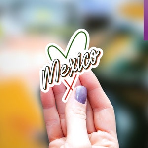 Mexico Sticker, kindle sticker, Mexican Sticker, Mexicana proud sticker, Water Bottle Sticker, Macbook Laptop Sticker, messy bun sticker