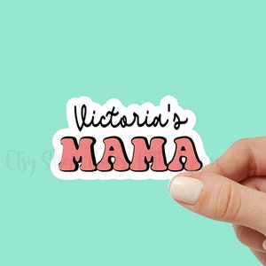 Name Sticker, water bottle sticker, mama Sticker, cute sticker, cute name Sticker, Mac Decal Laptop Sticker, sticker, nurse squad,nurse gift