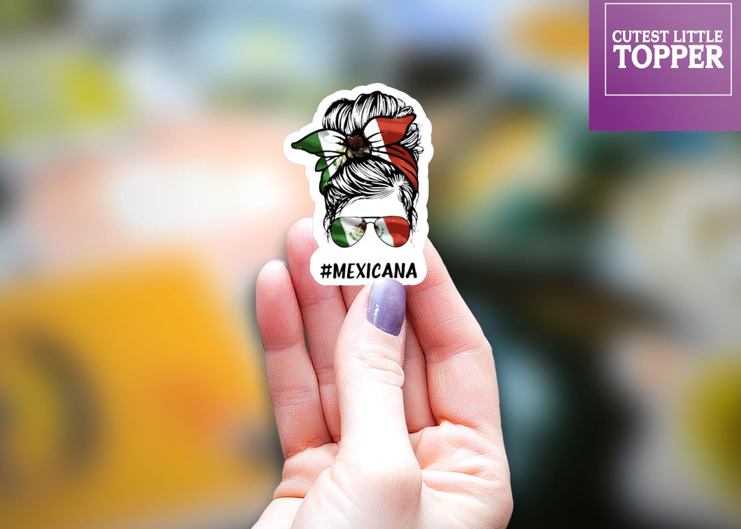 Mexicana Sticker, Messy Bun Sticker, Kindle Sticker, Planner Sticker ...