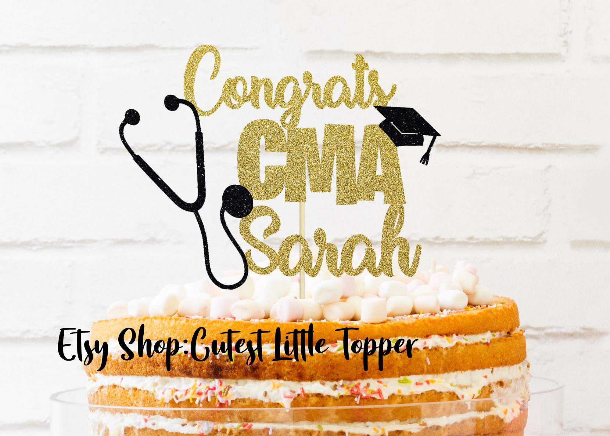 Personalized Nurse Graduation Topper, Graduation 2023, Medical School ...