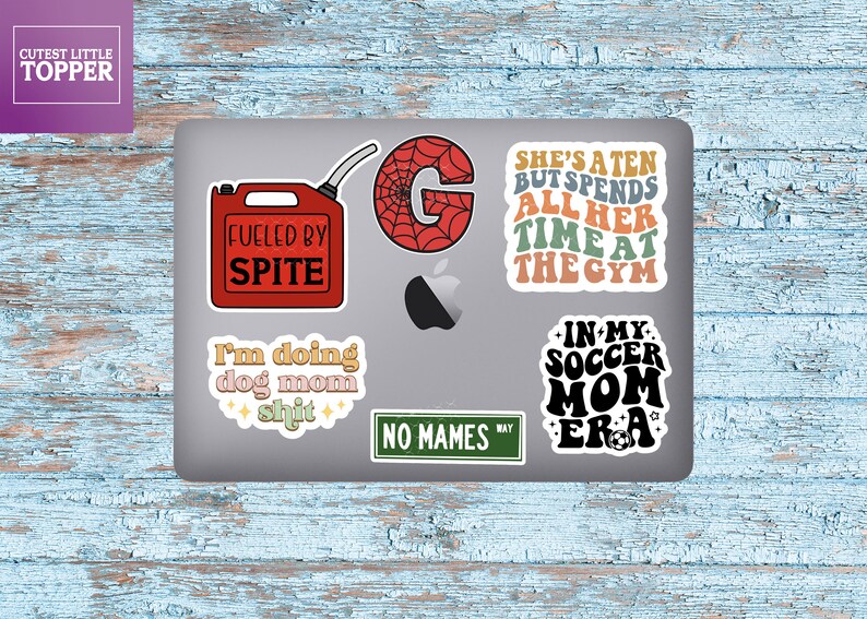 In my soccer mom era Sticker, soccer mama sticker, Water Bottle laptop Sticker Sticker, soccer mom sticker, kindle sticker soccer, journal image 3