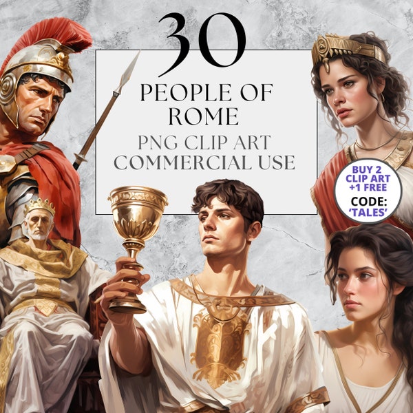 30 Roman People Clipart PNG, Rome Empire Fantasy Clipart, Roman Clipart, History Clipart, Instant Download, Full Commercial Use