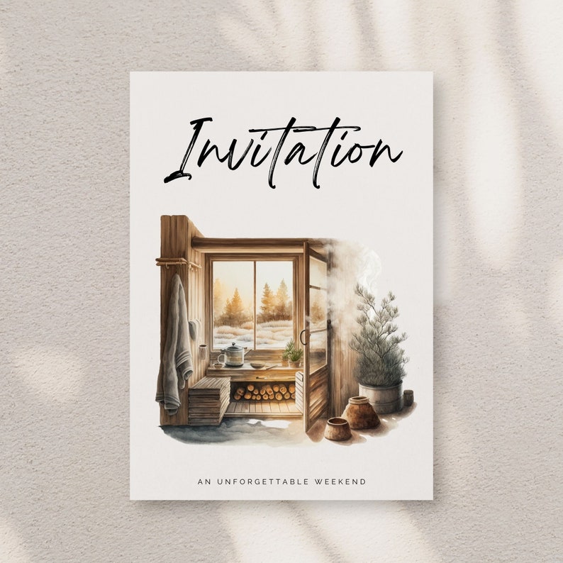 10 Cozy Cabin Spa Clipart - Cottagecore Clipart, Wellness Selfcare Clipart, Watercolor, Instant Download, Full Commercial Use, PNG Clipart image 5