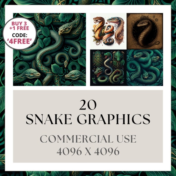 Textures Of Snakes |  Digital Paper |  Printable Backgrounds for Instant Download and Commercial Use | Images | Snake Designs