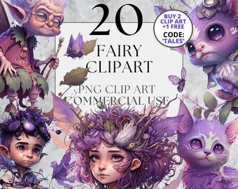 Fairy Clipart Nature Fairy Clipart Purple Fairy Clipart Fairy Design Commercial Use Watercolor Fairy Clipart Purple Clipart Instant Download