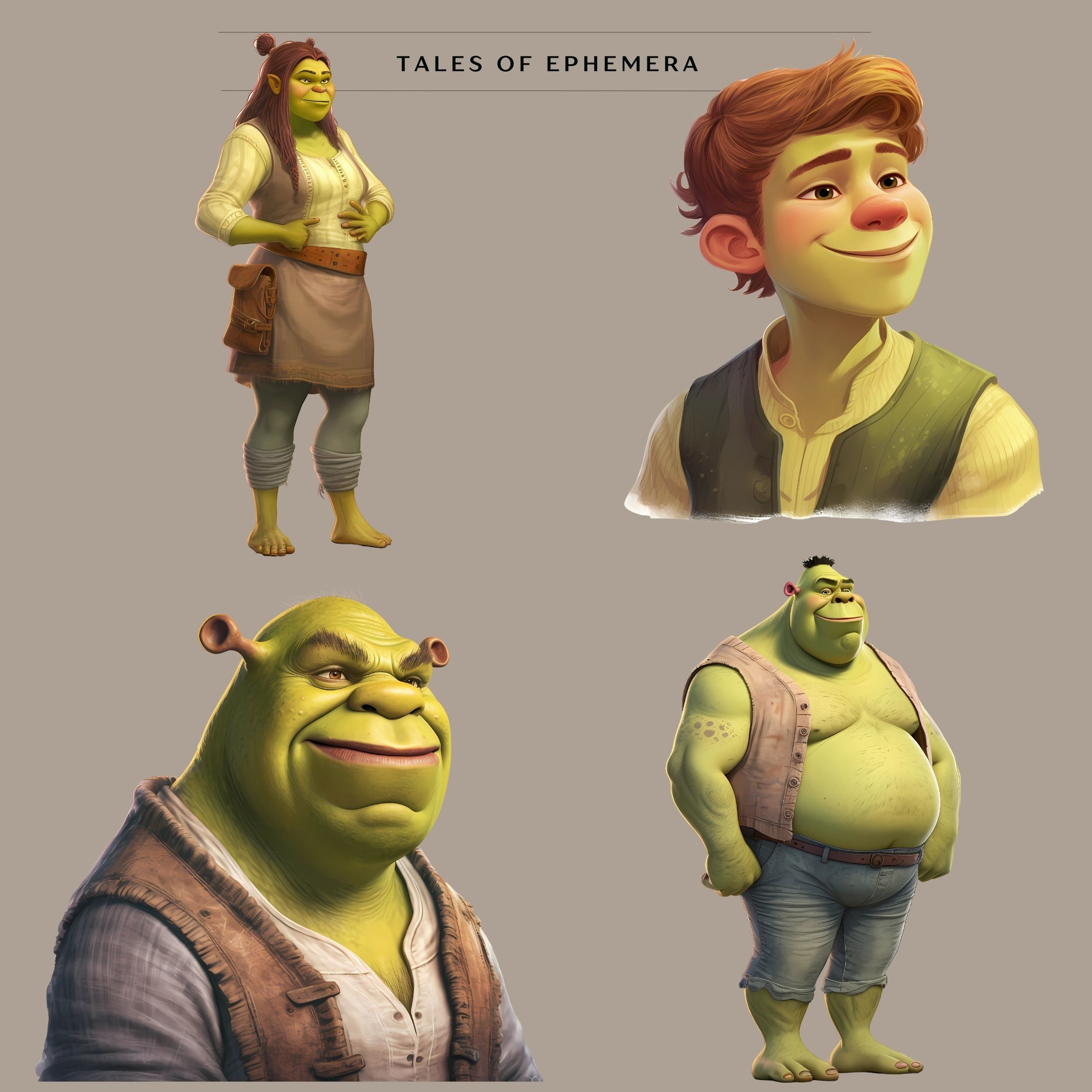 22 Shrek Inspired Characters Clipart Pack PNG Clipart With -  Sweden