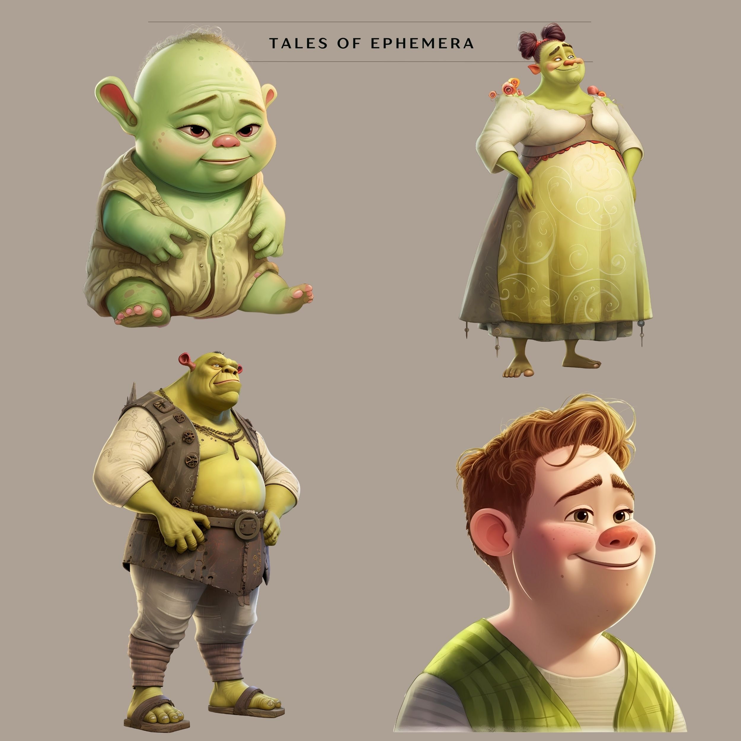 22 Shrek Inspired Characters Clipart Pack PNG Clipart With -  Sweden