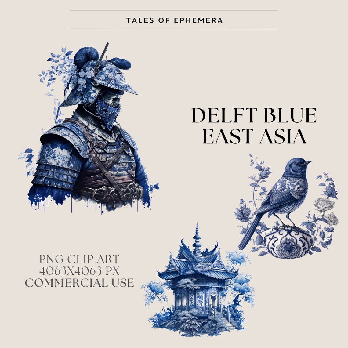 Delft Blue East Asia Clipart Fantasy Clipart Delftware Clipart Oriental ...