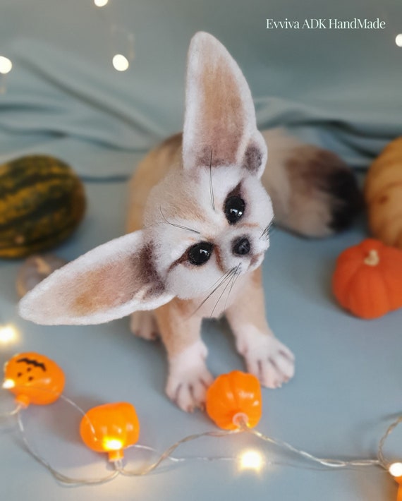 realistic fennec fox plush